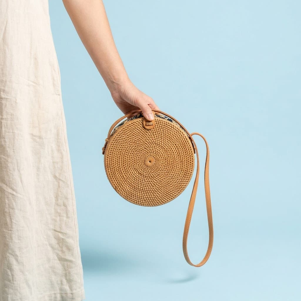 Tas: Dibawa model