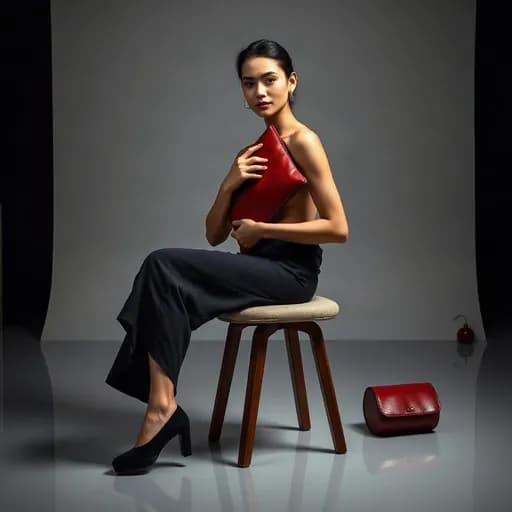Tas dibawa model