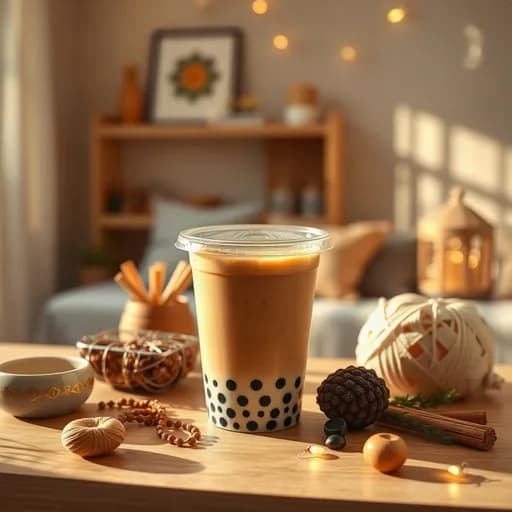 Makanan dengan suasana Lebaran
