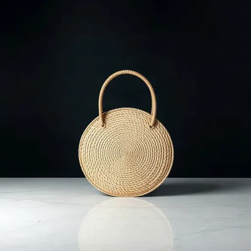 Tas di atas marmer