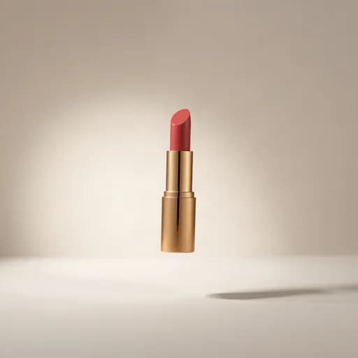Lipstik di latar netral